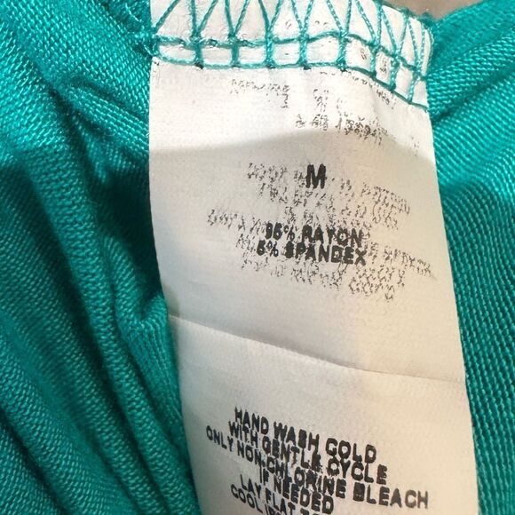 Cocomo teal green studded shimmering beach dress size medium NWOT - Picture 6 of 7